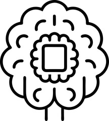 brain with cheap icon  vector illustration