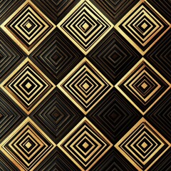 Seamless luxury gold diamond pattern square rhombus with striped lines background for wallpaper, card, print,  illustration