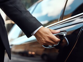 Luxury car service for business executives