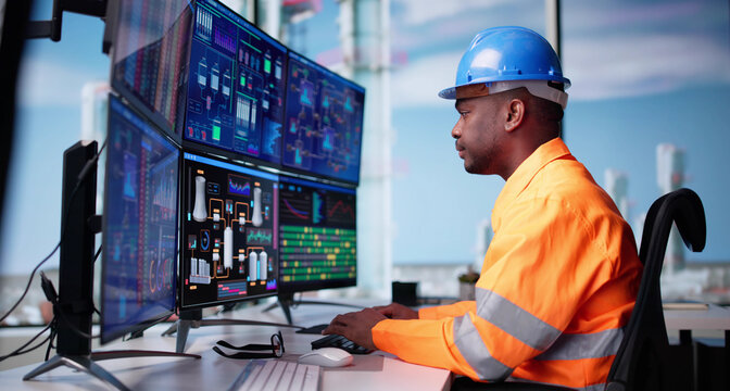 Industry Innovation In Action: African American Technician Monitors Chemical