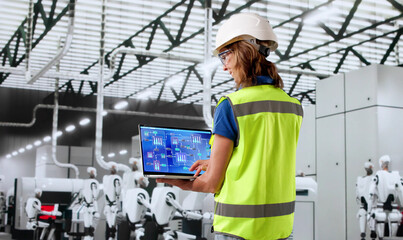 Innovative Woman Engineer Developing Virtual Reality Software