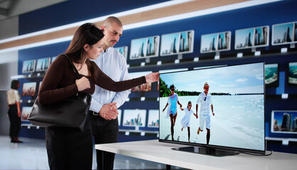 Smart TV Salesman Gives Expert Advice