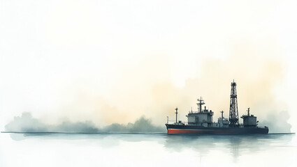 Efficient Crude Oil Distribution: Transport Logistics & Supply Chain Integration for Energy Markets - Photo Stock Concept