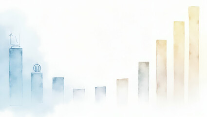 Fototapeta premium Modern Digital Lending Wallpaper: Secure Online Financing with Numeric Icons & Graphs, Perfect for Corporate Messaging in Fintech