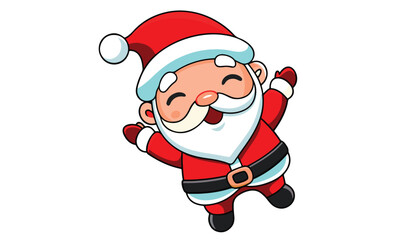 Santa Claus with huge bag