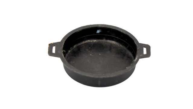 Frying Pan Kitchen Cookware Isolated on Transparent Background. PNG File