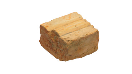 Bricks Isolated on Transparent Background. PNG File