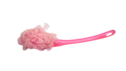 Back Scrubber Shower Bath Accessory Isolated on Transparent Background. PNG File