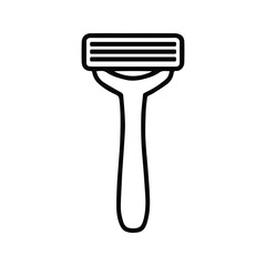 Razor Icon. Manual Shaver Illustration. Shaving Razor.