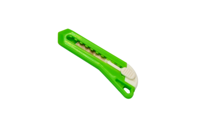 Utility Knife Isolated on Transparent Background. PNG File