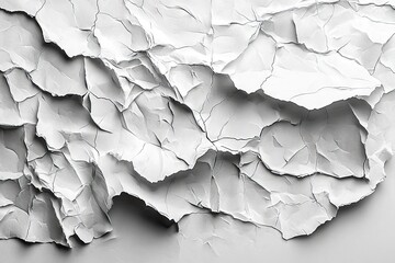 Close-up view of textured crumpled paper.