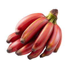  Bunch Tropical Red Banana Photo PNG Transparent
