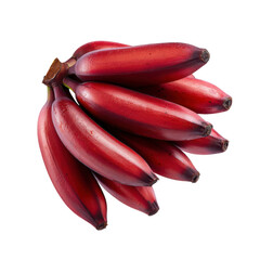  Bunch Tropical Red Banana Photo PNG Transparent
