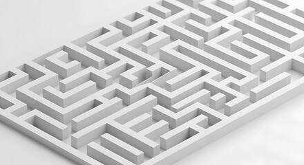 White Maze: Challenge and Solution Concept