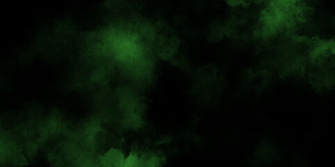 abstract green powder dust smoke on a black background, watercolor background with rich organic texture, grunge backdrop design with digital painted for template, abstract texture for graphic design .