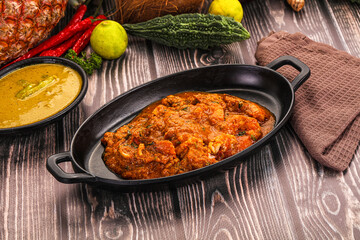 Indian cuisine - Prawns malabar masala