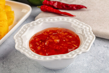 Sweet and spicy chili pineapple sauce