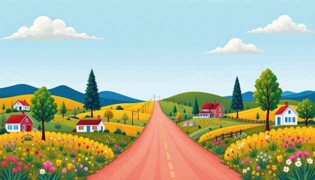 a naive art depiction of lot, centered, ,no text, no logo, sky blue background