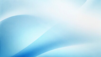 Blue and White Pastel Gradient Smooth Abstract Grainy Background Poster Banner

