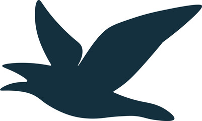 Flying Bird Silhouette Graphic Element