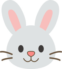 회색토끼 얼굴 © 나래 김