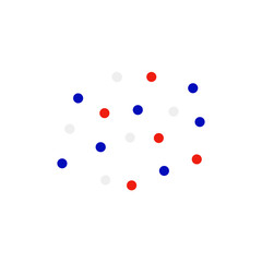 Bastille day decoration. Vector illustration 