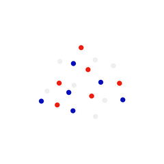 Bastille day decoration. Vector illustration 