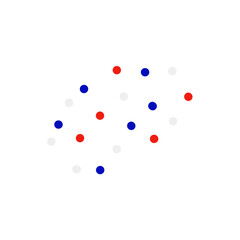 Bastille day decoration. Vector illustration 