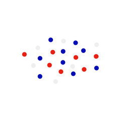 Bastille day decoration. Vector illustration 