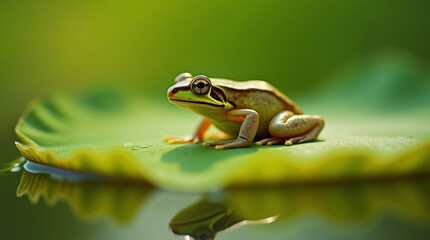 Obraz premium tiny frog