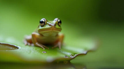 Obraz premium tiny frog
