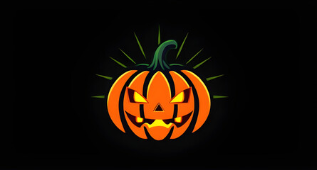 Halloween pumpkin vector, Pumpkin face illustration, Jack-o'-lantern vector, Spooky pumpkin art, Scary pumpkin icon, Halloween cartoon pumpkin, Pumpkin clipart vector, Smiling pumpkin face, Evil pumpk