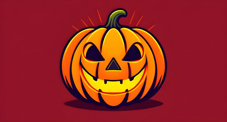 Halloween pumpkin vector, Pumpkin face illustration, Jack-o'-lantern vector, Spooky pumpkin art, Scary pumpkin icon, Halloween cartoon pumpkin, Pumpkin clipart vector, Smiling pumpkin face, Evil pumpk