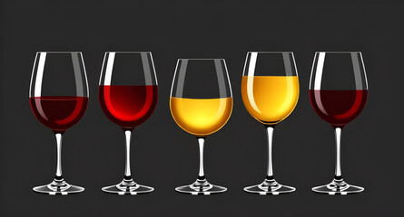 Wine glass icon, Wine icon, Glass of wine, Red wine glass, White wine glass, Wine vector, Wine silhouette, Drink icon, Wine glass outline, Wine cup icon, Alcohol icon, Beverage icon, Wine glass clipar