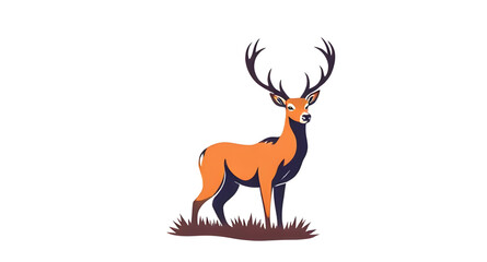 Deer icon, Deer silhouette, Stag icon, Antlers icon, Buck icon, Wild deer icon, Deer head icon, Animal icon, Forest deer icon, Minimal deer icon, Outline deer, Cartoon deer icon, Vector deer, Elegant 