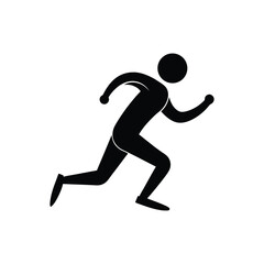 running man silhouette