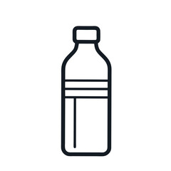 vector illustration of a bottle