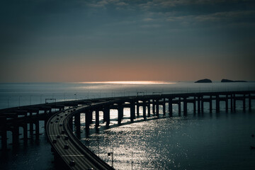 High-definition pictures of Xinghai Bay Cross-sea Bridge in Dalian, Liaoning, China
