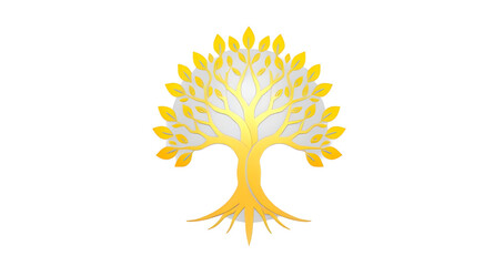 Spiritual golden tree illustration, Sacred tree of life gold, Enlightenment tree illustration, Golden spiritual tree, Tree of wisdom in gold, Gold chakra tree vector, Divine golden tree art, Mystic go