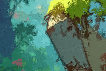 Various oil paintings, flowers, cat and dog landscapes, streams, chrysanthemums, lotus leaves, lotus flowers, beautiful scenery