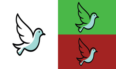 Obraz premium vector illustration of an abstract bird Ai generrated