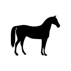 horse silhouette vector art 