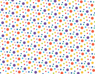 polka dot template vector design pattern
