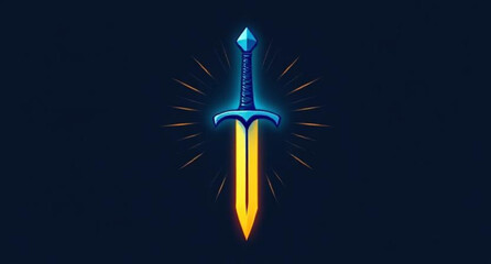 Sword illustration, Sword vector design, Medieval sword art, Fantasy sword illustration, Sword drawing, Sharp sword artwork, Samurai sword illustration, Sword icon vector, Battle sword illustration, A