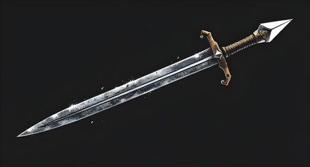 Sword illustration, Sword vector design, Medieval sword art, Fantasy sword illustration, Sword drawing, Sharp sword artwork, Samurai sword illustration, Sword icon vector, Battle sword illustration, A