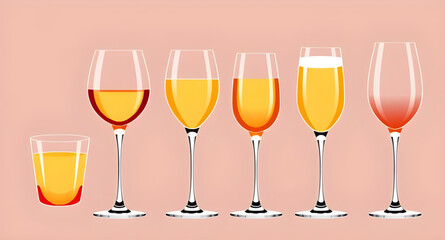 Set of champagne, Champagne glass vector set, Champagne bottle illustration, Champagne celebration icons, Champagne flute clipart, Champagne toast vector, Sparkling wine icon set, Champagne explosion 