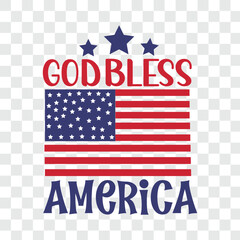 god bless america svg t-shirt design