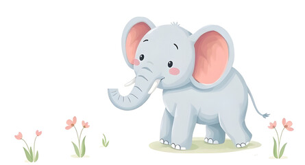 Cute elephant cartoon