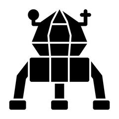 Lunar lander solid icon © Arif Setyadi