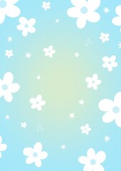Flower illustration pattern picture background